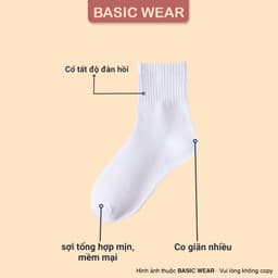 Tất Trơn Cổ Cao Cho Bé 2- 12 Tuổi, Tất Cổ Cao Cho bé, Tất Thể Thao Trẻ Em Thời Trang Cho Bé te999 4