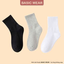 Tất Trơn Cổ Cao Cho Bé 2- 12 Tuổi, Tất Cổ Cao Cho bé, Tất Thể Thao Trẻ Em Thời Trang Cho Bé te999 3