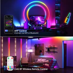 SP668E BỘ ĐIỀU KHIỂN LED FULL MÀU ARGB NEOPIXEL WS2812B WS2811 UCS1903 NHÁY THEO NHẠC DIY HIỆU ỨNG 6