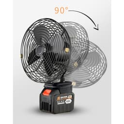 [VỪA MỞ BÁN] Quạt Tích Điện Để Bàn Pin 10 Cell - Lồng Sắt, 2 Tốc Độ, Bảo Hành 1 năm 6