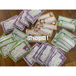 Set Nhãn vở decal có dính sẵn:  chiikawa, kuromi, pochacco, capybara,..... 2