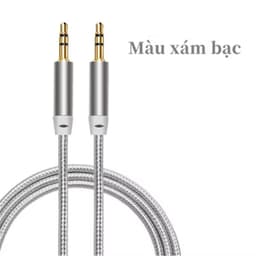 Dây 𝗔𝘂𝗱𝗶𝗼 𝗔𝘂𝘅 2 Đầu 𝟯.𝟱𝗺𝗺 Jack Âm Thanh Bọc Dù Cao Cấp Diy - 6