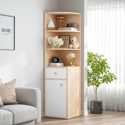 Kệ Gỗ Góc Tường Bo Tròn Gỗ Xinh ,Tủ Decor Bắc Âu Nhiều Tầng Phong Cách Hiện Đại Gỗ MDF Cao Cấp Bền Đẹp 3