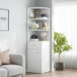 Kệ Gỗ Góc Tường Bo Tròn Gỗ Xinh ,Tủ Decor Bắc Âu Nhiều Tầng Phong Cách Hiện Đại Gỗ MDF Cao Cấp Bền Đẹp 2