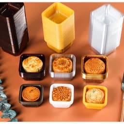 Combo 300 Khay nhựa đựng bánh trung thu mini, khay đựng bánh dứa, các loại bánh 1