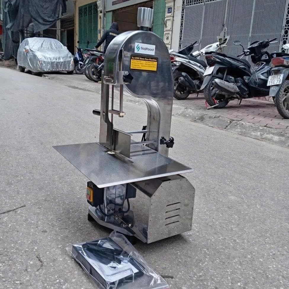 [HÀNG CHÍNH HÃNG]Máy cưa xương sống, cắt xương đông lạnh, chân giò, cốt lết inox 304 công suất 1500W