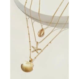 [Sẵn] 3 Dây Chuyền Vòng Cổ Sao Biển Ốc Sò Vintage Bohomian  Ocean Charm - Trang Sức Phụ Kiện Dây Chuyền 6