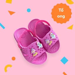 Dép Tổ Ong EVA Siêu Nhẹ Cho Bé | Quai Chun Mềm – Charm Ngẫu Nhiên – Cực Dễ Thương yoyostore 3