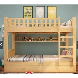Giường tầng, giường gỗ thông nhập khẩu_Wood shop 5