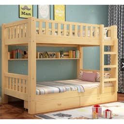 Giường tầng, giường gỗ thông nhập khẩu_Wood shop 6