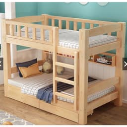 Giường tầng, giường gỗ thông nhập khẩu_Wood shop 7