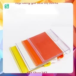 Kẹp Bảng Giá cho giá kệ Siêu thị, Nẹp bảng giá chữ T cho siêu thị 1