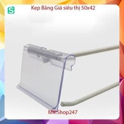 Kẹp Bảng Giá cho giá kệ Siêu thị, Nẹp bảng giá chữ T cho siêu thị 4
