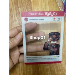 Lẻ goods phụ kiện vở Hanako cậu ma nhà xí hanako 7