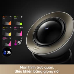 Dreame PM10 Máy lọc không khí & formaldehyde | AI nhận diện chuyển động | Bánh xe ẩn, di chuyển linh hoạt | BH 24 tháng 4