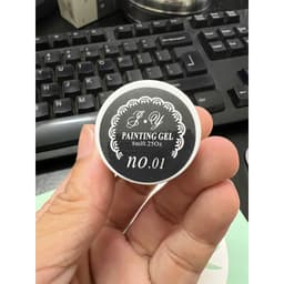 Gel Vẽ nổi Trắng Đen Painting 8ml hãng mới Nail Bảo An 4