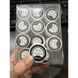 Gel Vẽ nổi Trắng Đen Painting 8ml hãng mới Nail Bảo An 1