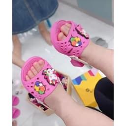 DÉP TỔ ONG XỐP CHO BÉ TẬP ĐI _ DẺP CHUN SIÊU NHẸ TẬP ĐI CÓ QUAI DÀNH CHO BÉ CHÂN 9-16CM 2