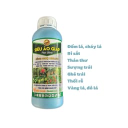 PHÂN BÓN HỮU CƠ SIÊU ÁO GIÁP SINH HỌC ĐẨY LÙI THÁN THƯ, ĐỐM LÁ, RỈ SẮT,CHÁY LÁ, THỐI RỄ CHAI 1 LÍT 1