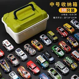 Thùng 30 Xe Ô Tô Đồ Chơi Hợp Kim  chạy  Đà Kèm Hộp Đựng Đồ Chơi Ô Tô Nhiều Màu Sắc Cho Bé 7