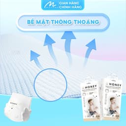 Combo 6 Bịch Tã Bỉm Dán/Quần Honey Premium Chính Hãng Motaro Cho Bé 5