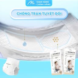 Combo 6 Bịch Tã Bỉm Dán/Quần Honey Premium Chính Hãng Motaro Cho Bé 7