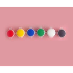 Bộ 6 màu bộ 12 màu acrylic kèm cọ vẽ, chuyên dụng vẽ tranh, tô tượng, vẽ quần áo, giày, đất sét 2