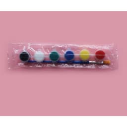 Bộ 6 màu bộ 12 màu acrylic kèm cọ vẽ, chuyên dụng vẽ tranh, tô tượng, vẽ quần áo, giày, đất sét 3