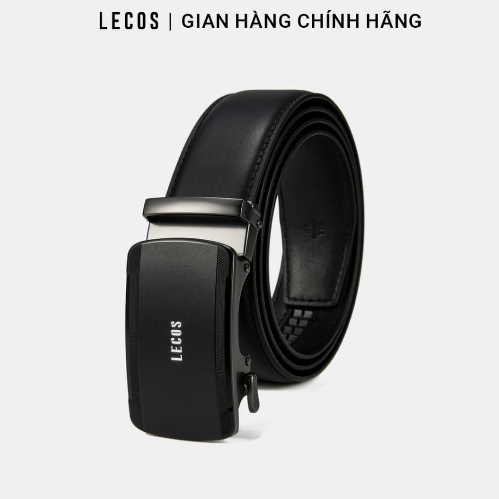 Thắt Lưng Nam LECOS LD24 Da Bò Thật Bền Bỉ Tăng Nét Nam Tính Chỉn Chu