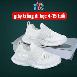 Giày lười thoáng khí cho trẻ em 4-15 tuổi giày thể thao cho bé trai bé gái. 677 1