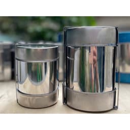 KHUÔN LÀM GIÒ, CHẢ LỤA INOX 0.5KG - 1KG LOẠI 1 – NẮP DẬP CHẮC CHẮN 1
