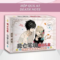 (tặng sticker) Hộp quà A5 DEATH NOTE in hình girl love quà tặng xinh xắn 2
