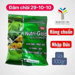 Phân Bón Lá Nutri-Gold Đức (Gói 100g) NPK 29-10-10+TE - Siêu Đâm Chồi, Xanh Dày Lá, Lớn Trái 3