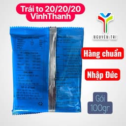 Phân Bón Lá Nutri-Gold Đức (Gói 100g) NPK 20-20-20+TE - Dưỡng Cây , Phục Hồi Cây, Xanh Lá, To Trái 2