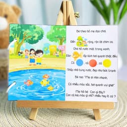 Thẻ Flash EVON BABY dạy bé tập nói - Bé Tập Nói Qua Tình Huống - BÉ ĐI SỞ THÚ 7