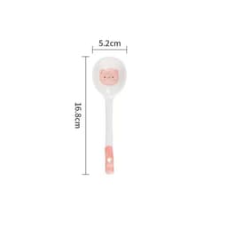 Bộ Bát Đĩa Gốm Sứ họa tiết Heo Hồng xinh xắn gồm 7 món- Set Quà Tặng ý nghĩa cho bé yêu 8