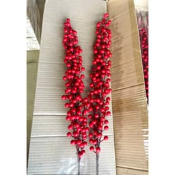 Cành đông đào 12 nhánh màu vàng, trang trí tết, trang trí noel, trang trí tiệc, cắm hoa Decor Phòng 8