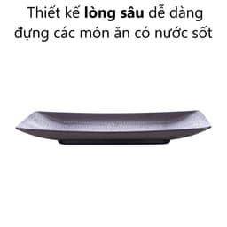 Đĩa Nhựa Chữ Nhật VIỆT NHẬT 1180/81/82/83 Dùng Cho Nhà Hàng, Quán Ăn, Gia Đình - DOMUS 3