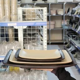 Đĩa Nhựa Chữ Nhật VIỆT NHẬT 1180/81/82/83 Dùng Cho Nhà Hàng, Quán Ăn, Gia Đình - DOMUS 9