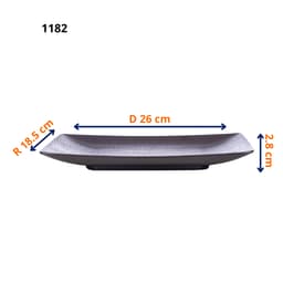 Đĩa Nhựa Chữ Nhật VIỆT NHẬT 1180/81/82/83 Dùng Cho Nhà Hàng, Quán Ăn, Gia Đình - DOMUS 7