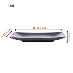 Đĩa Nhựa Chữ Nhật VIỆT NHẬT 1180/81/82/83 Dùng Cho Nhà Hàng, Quán Ăn, Gia Đình - DOMUS 8