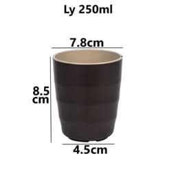 Cốc Nhựa Tròn Ngoài Nhám Trong Bóng VIỆT NHẬT 6280/81/91, Ly Uống Nước Uống Trà Cho Nhà Hàng Quán Ăn 3