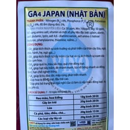 Phân Bón Lá GA4 Japan - Siêu Kích Thích Sinh Trưởng, Đâm Chồi, Bật Đọt, Lớn Trái, Đẹp Màu 7
