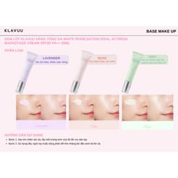 Kem Lót Klavuu White Pearlsation Ideal Actress Backstage Cream SPF30 PA++ - Sáng Da, Nâng Tone, Rạng Rỡ 3