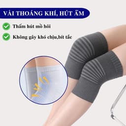 [1 Cặp] Bó Đầu Gối Giữ Ấm Gối Andego [BG08]. Băng Gối Nẹp Bánh chè Co Giãn Thoáng Khí Đầu Gối Hỗ Trợ Tập Luyện. 9