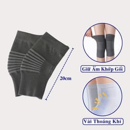 [1 Cặp] Bó Đầu Gối Giữ Ấm Gối Andego [BG08]. Băng Gối Nẹp Bánh chè Co Giãn Thoáng Khí Đầu Gối Hỗ Trợ Tập Luyện. 8
