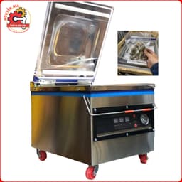 Máy Hút Chân Không Thực Phẩm Công Nghiệp để bàn DZ320 Công Suất 400W Không Kén Túi hút Tự Động 3