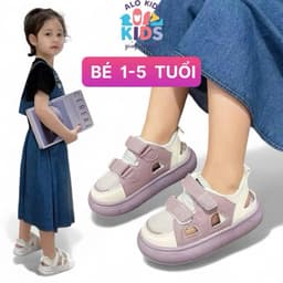 Giày Rọ Lưới Quai Hậu Trẻ Em 1-6 Tuổi Da Êm Chân – Thoáng Khí, Chống Trơn .998 1