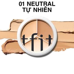 Kem che khuyết điểm TFIT 3 màu che phủ các vết thâm, quầng mắt và khuyết điểm trên khuôn mặt 15g 5