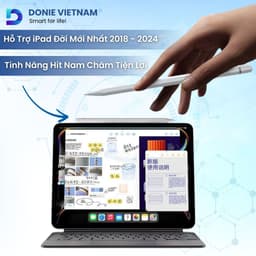 Bút Cảm Ứng iPad Donie Pencil Pro - Bluetooth, Sạc Type-C, Tương Thích iPad 2018–2025, Hiển Thị Pin, Chống Tì Đè AP01 9